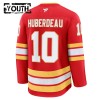 Calgary Flames Hockeydrakt Fanatics Premium Jonathan Huberdeau 2024-25 Rød Hjemme - Barn